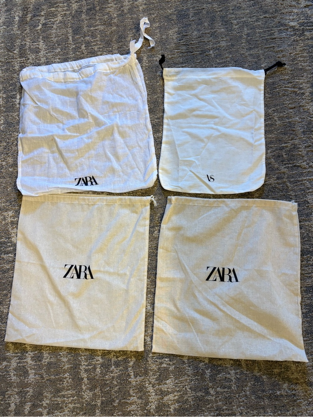 Zara dust bags